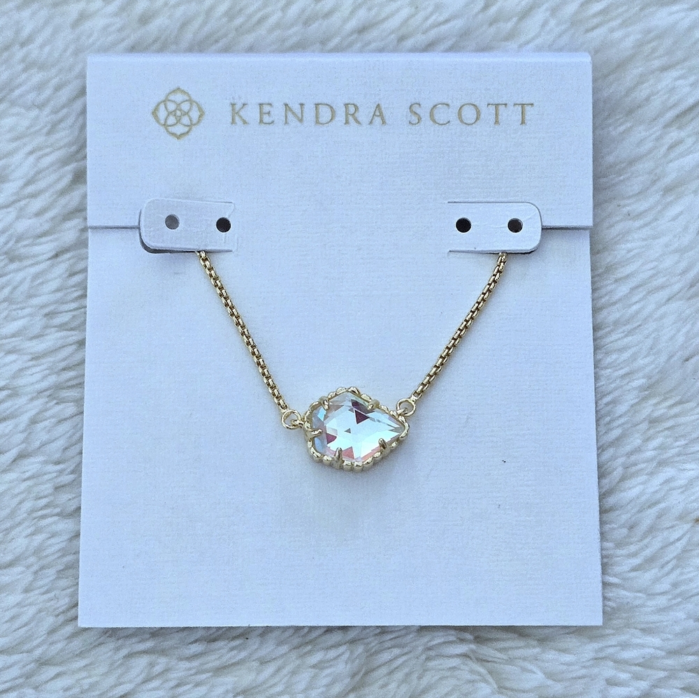 Kendra Scott "Tess" Dichroic Glass🪟 Pendant Necklace - NWT